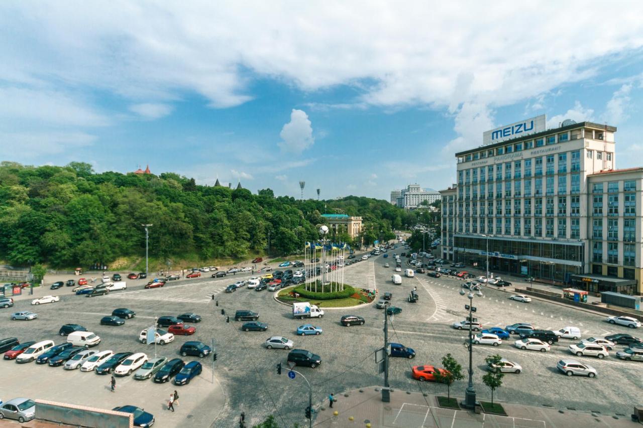 Lux Near Maidan, Khreschutyk 3Br Daire Kiev Dış mekan fotoğraf